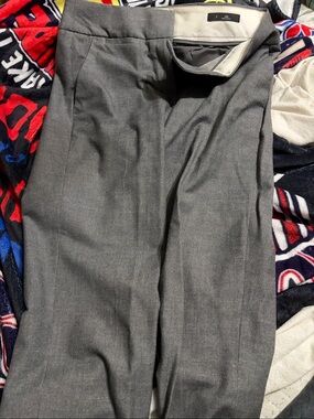 Ann Taylor LOFT Grey Ankle Cut Julie Pants